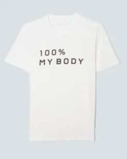 Everlane Tees*The 100% My Body Crew White
