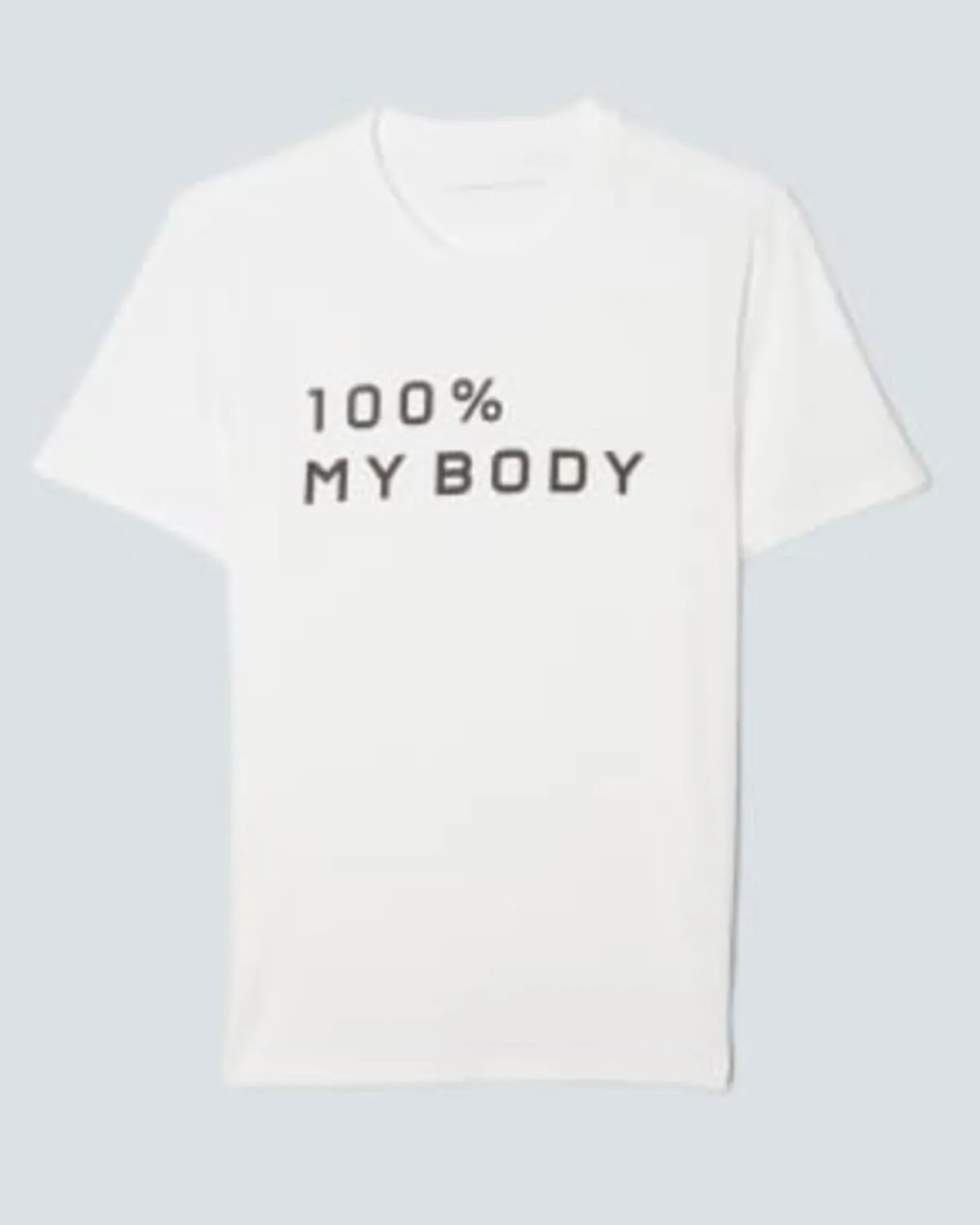 Everlane Tees*The 100% My Body Crew White
