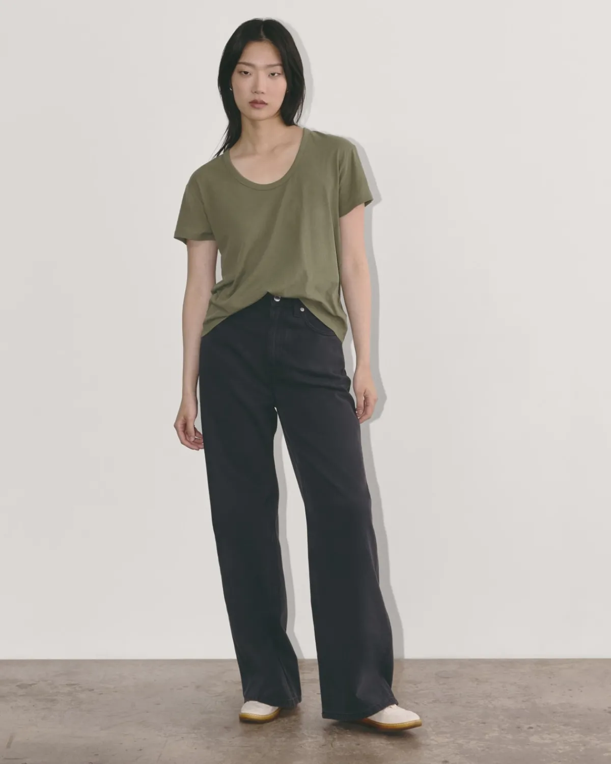 Everlane Tees|Short Sleeve Tees*The Air Scoop-Neck Tee