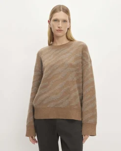 Everlane Sweaters|Crew Sweaters*The Alpaca Tiger Jacquard Crewneck