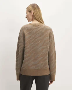 Everlane Sweaters|Crew Sweaters*The Alpaca Tiger Jacquard Crewneck