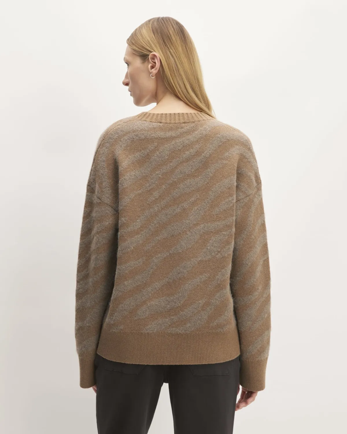 Everlane Sweaters|Crew Sweaters*The Alpaca Tiger Jacquard Crewneck