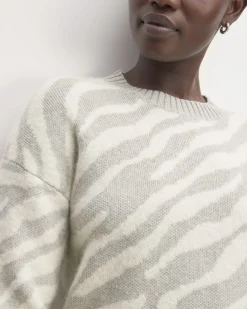 Everlane Sweaters|Crew Sweaters*The Alpaca Tiger Jacquard Crewneck