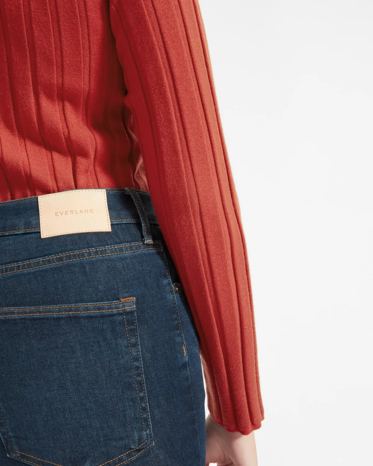 Everlane Jackets & Coats|Jackets*The Authentic Stretch High-Rise Skinny Deep Atlantic