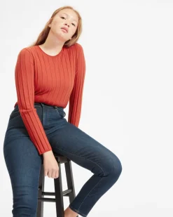 Everlane Jackets & Coats|Jackets*The Authentic Stretch High-Rise Skinny Deep Atlantic