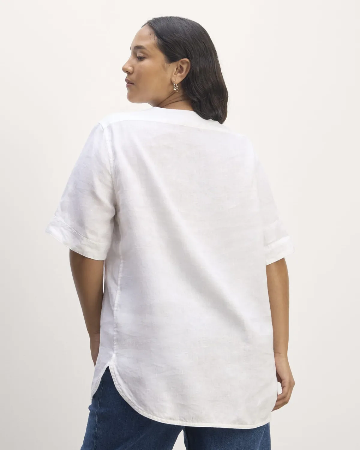 Everlane Tops*The Bib Shirt in Linen