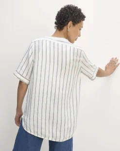 Everlane Tops*The Bib Shirt in Linen