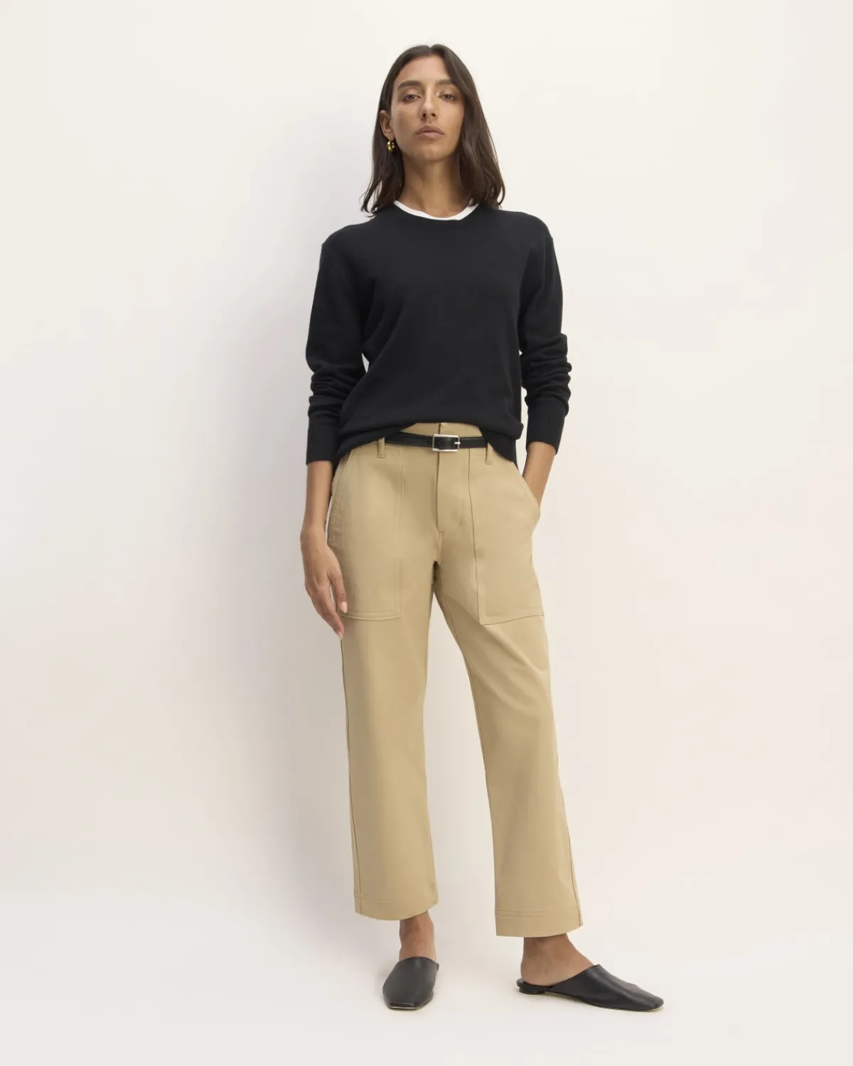 Everlane Pants|Straight Pants*The Bi-Stretch Utility Pant Cornstalk