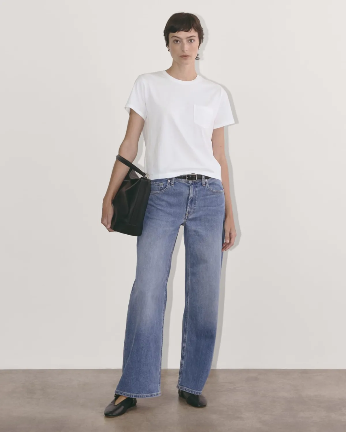 Everlane Tees|Short Sleeve Tees*The Box-Cut Tee in Essential Cotton