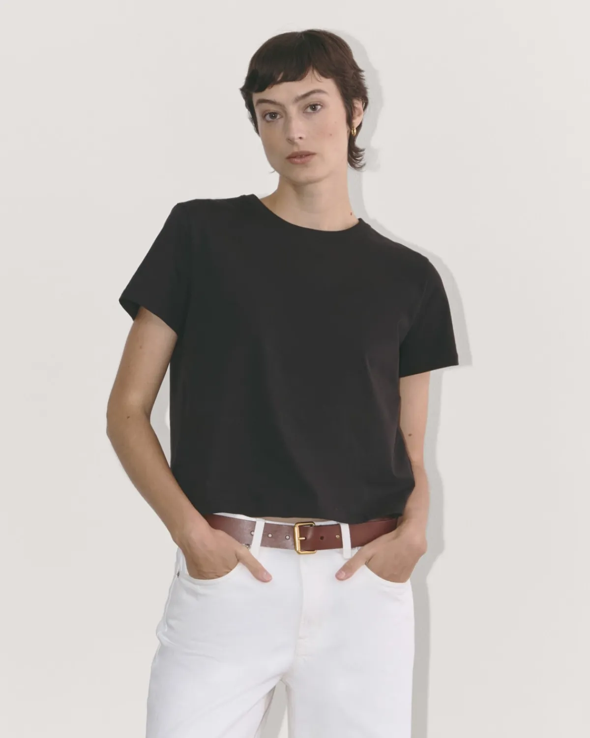 Everlane Tees|Short Sleeve Tees*The Box-Cut Tee in Essential Cotton