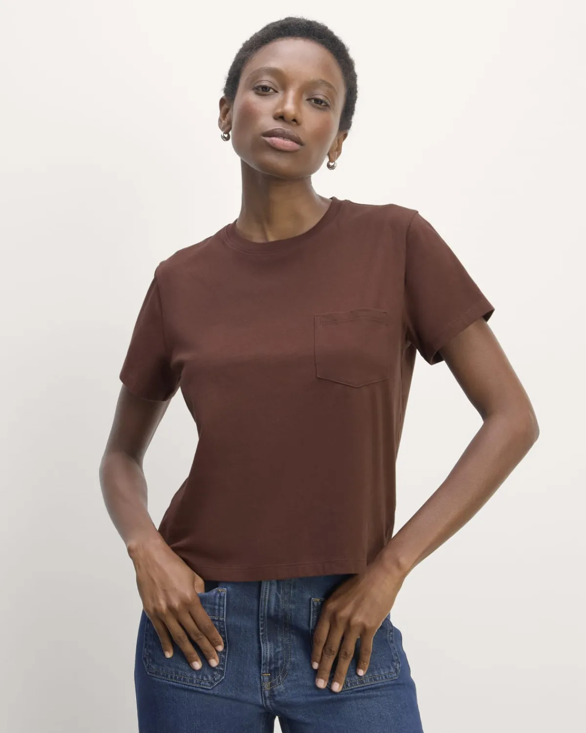 Everlane Tees|Short Sleeve Tees*The Box-Cut Tee in Essential Cotton