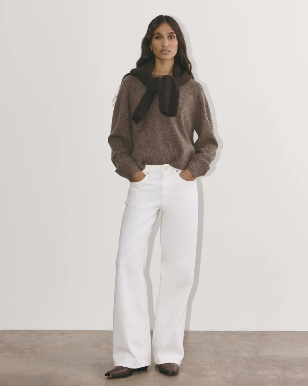 Everlane Sweaters|Crew Sweaters*The Boxy Crew in Cashmere