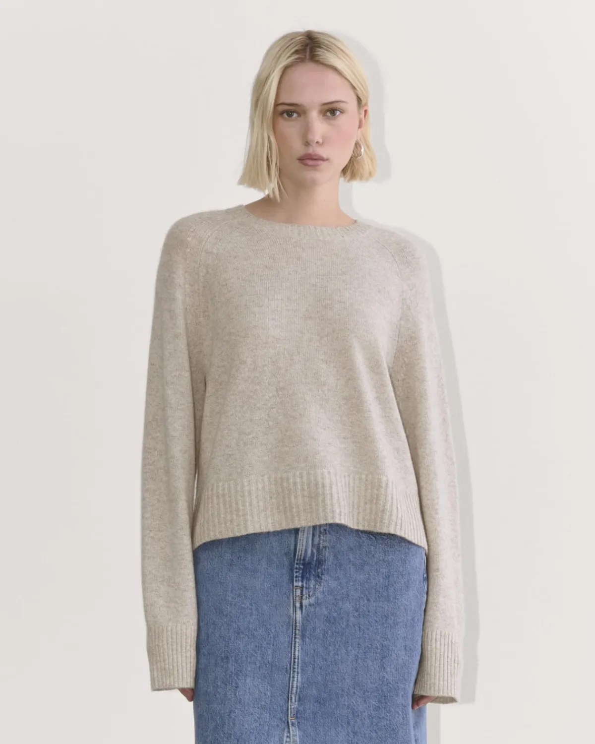 Everlane Sweaters|Crew Sweaters*The Boxy Crew in Cashmere