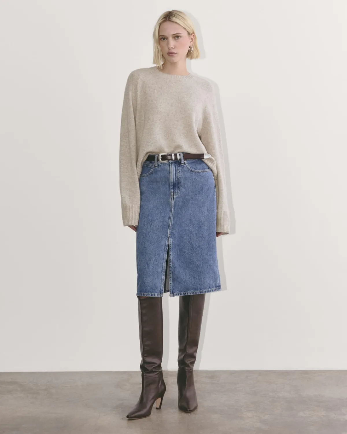 Everlane Sweaters|Crew Sweaters*The Boxy Crew in Cashmere