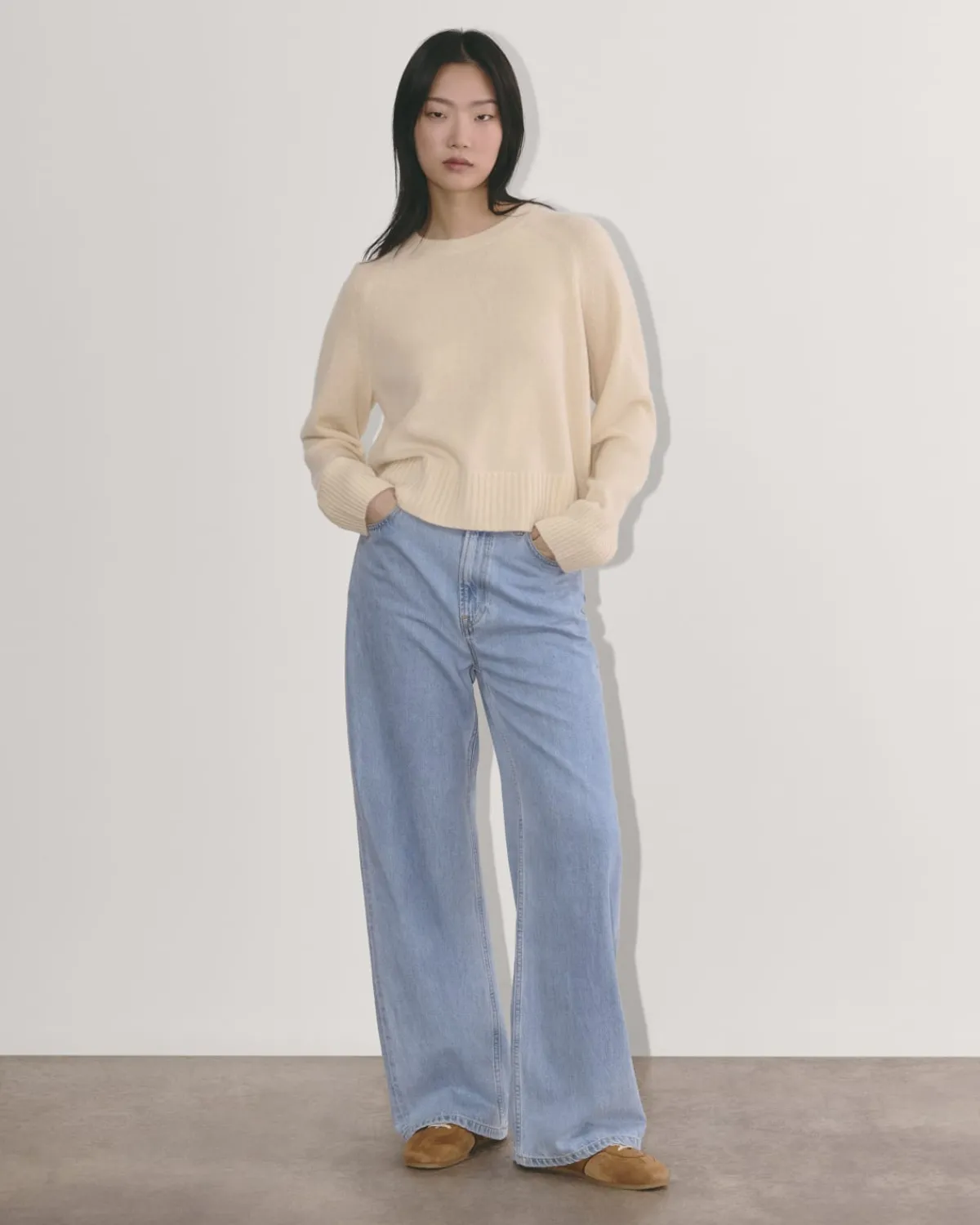Everlane Sweaters|Crew Sweaters*The Boxy Crew in Cashmere