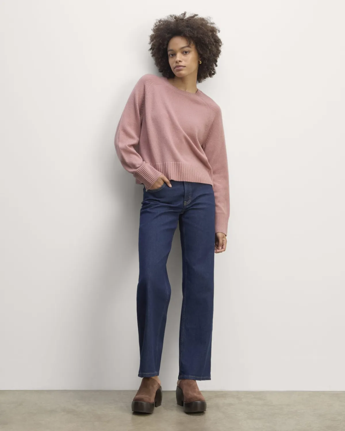 Everlane Sweaters|Crew Sweaters*The Boxy Crew in Cashmere