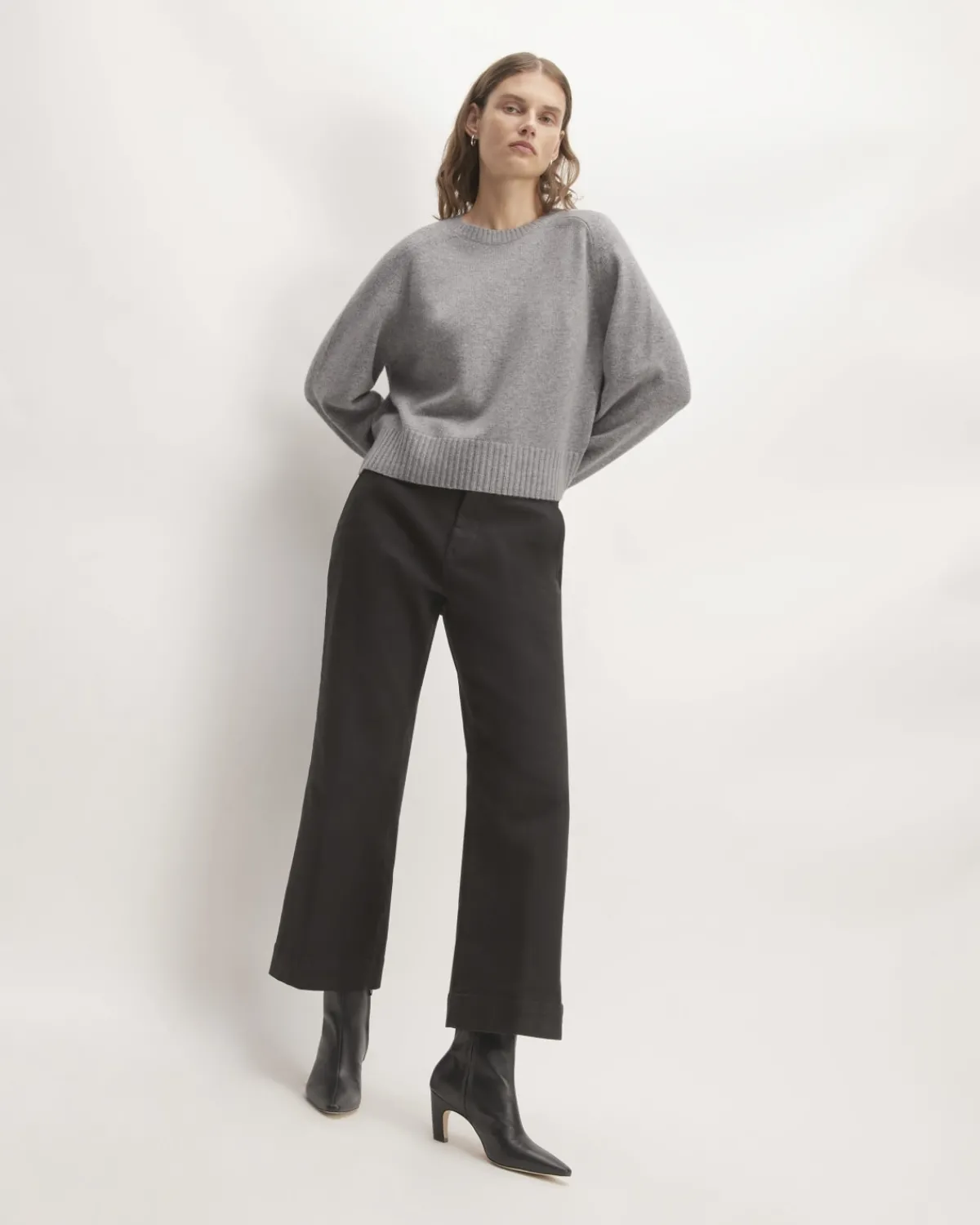 Everlane Sweaters|Crew Sweaters*The Boxy Crew in Cashmere