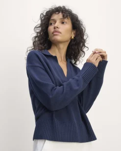 Everlane Sweaters*The Boxy Polo in Everyday Cotton