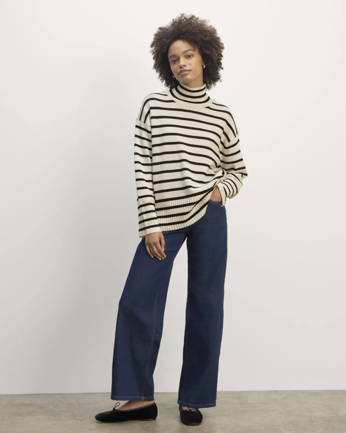 Everlane Sweaters|Turtleneck Sweaters*The Boxy Turtleneck in Cashmere