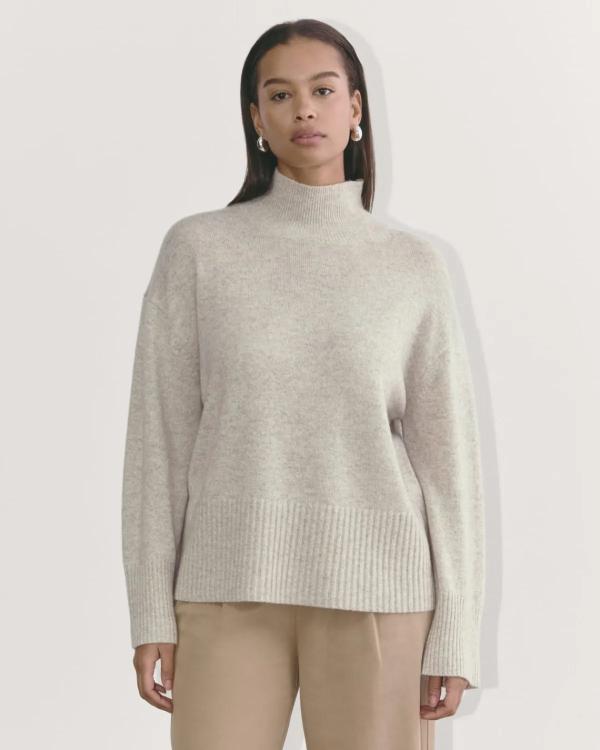 Everlane Sweaters|Turtleneck Sweaters*The Boxy Turtleneck in Cashmere