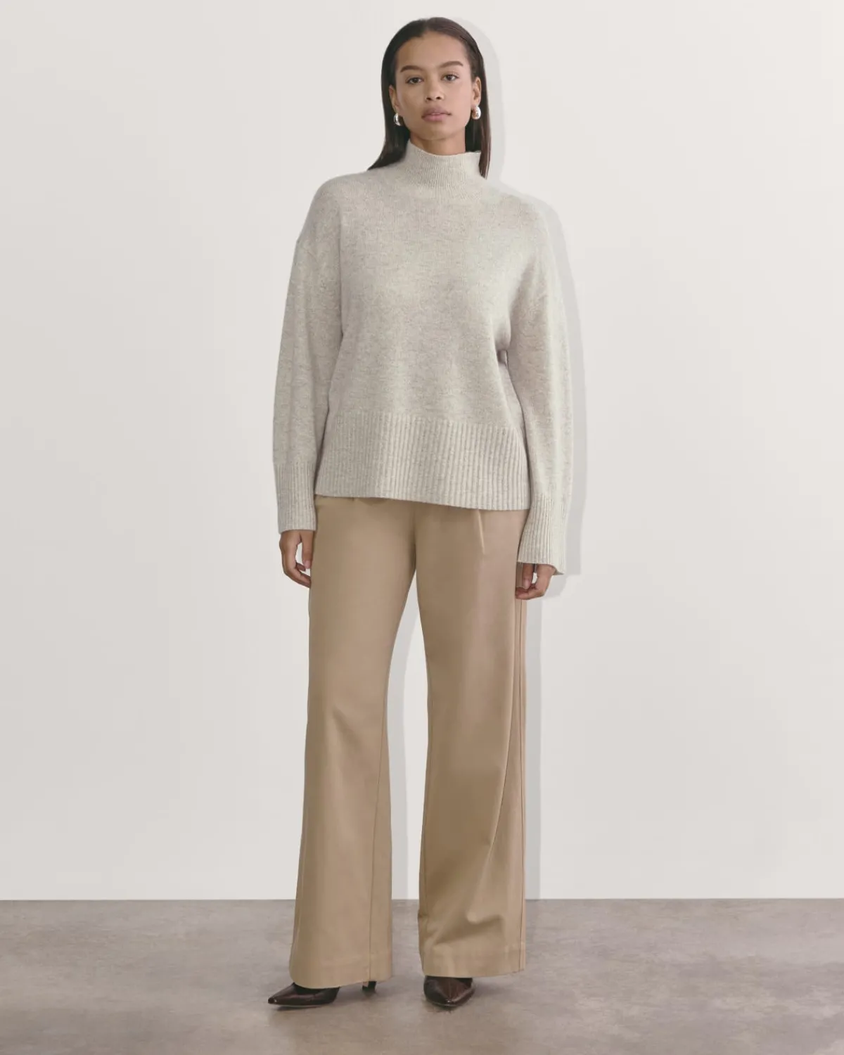 Everlane Sweaters|Turtleneck Sweaters*The Boxy Turtleneck in Cashmere