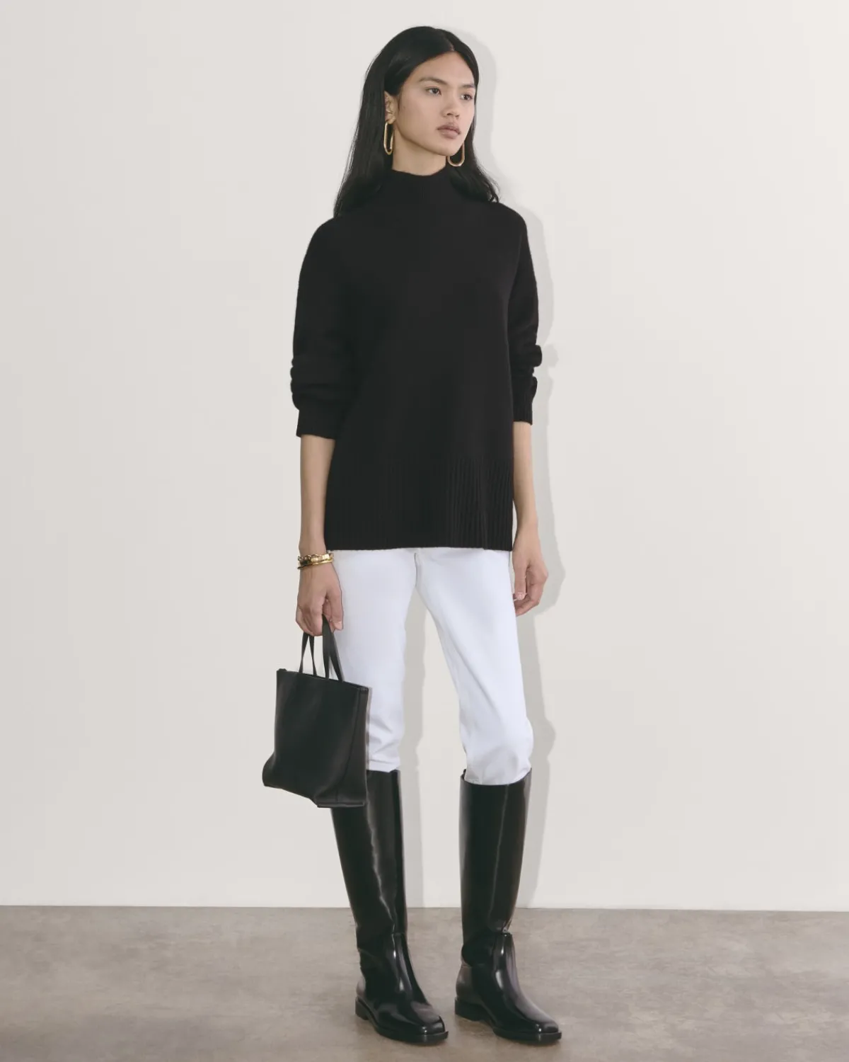Everlane Sweaters|Turtleneck Sweaters*The Boxy Turtleneck in Cashmere