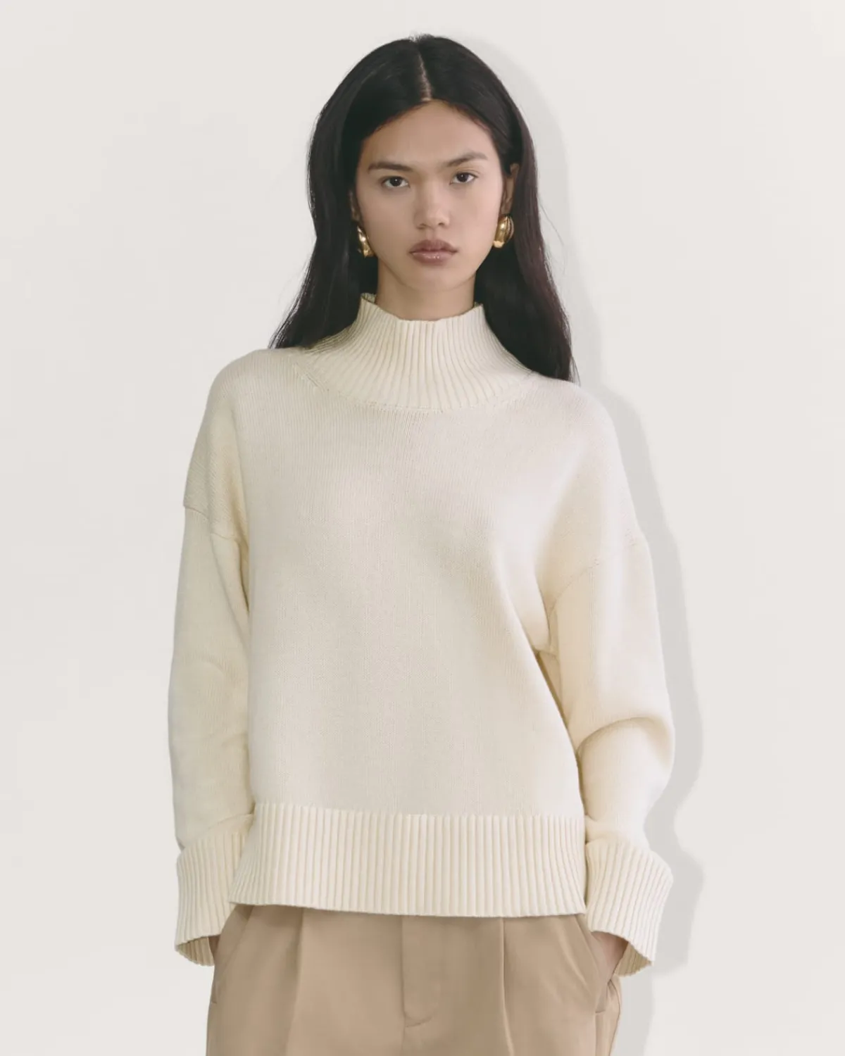 Everlane Sweaters|Turtleneck Sweaters*The Boxy Turtleneck in Everyday Cotton