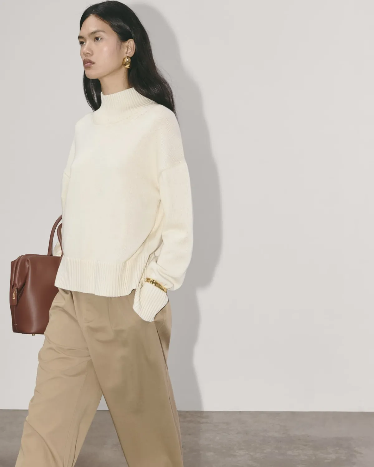 Everlane Sweaters|Turtleneck Sweaters*The Boxy Turtleneck in Everyday Cotton