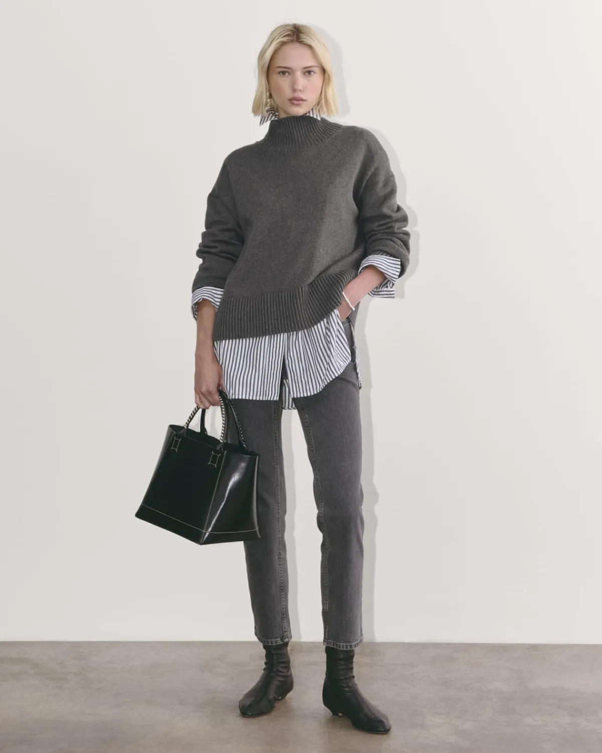 Everlane Sweaters|Turtleneck Sweaters*The Boxy Turtleneck in Everyday Cotton