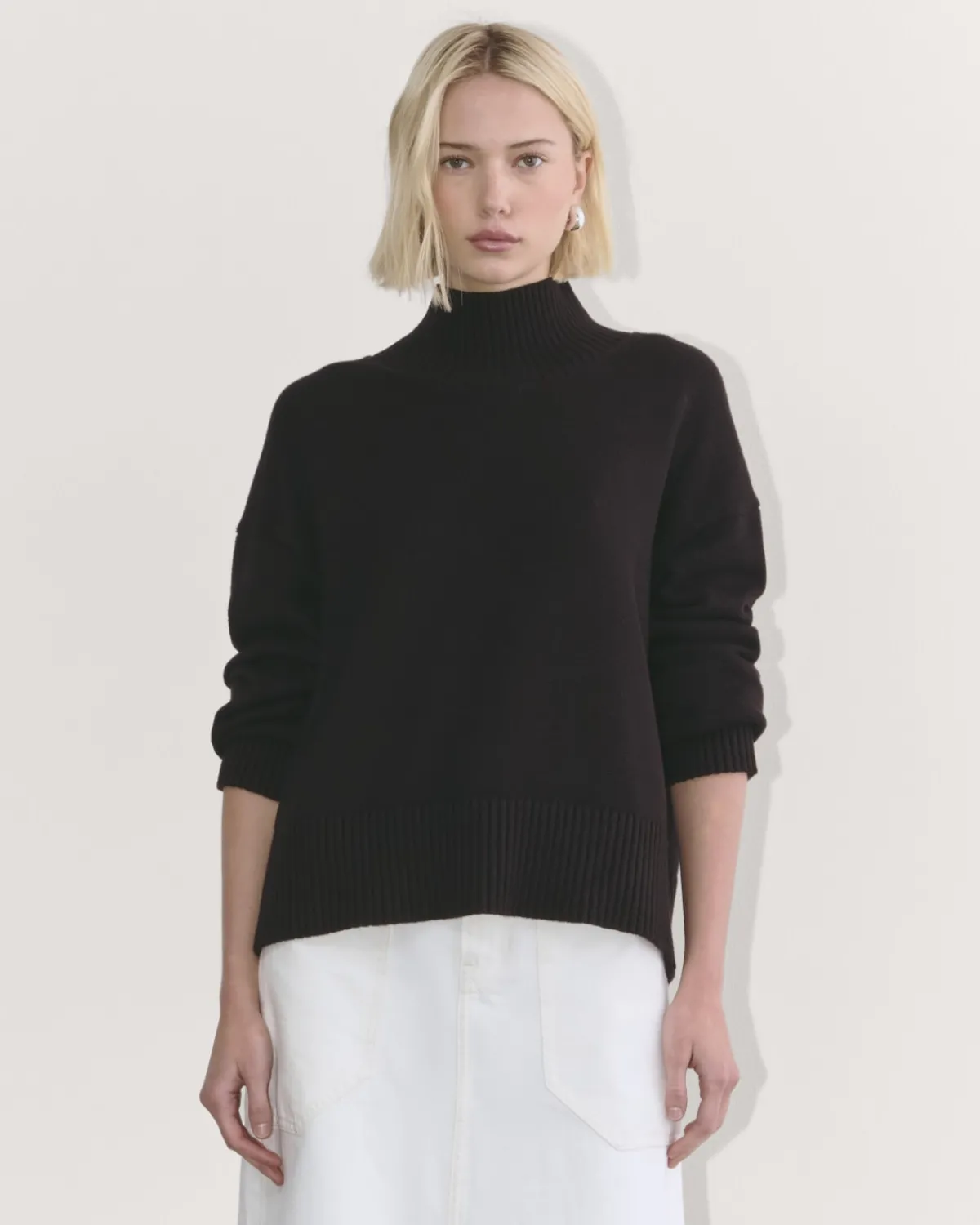 Everlane Sweaters|Turtleneck Sweaters*The Boxy Turtleneck in Everyday Cotton