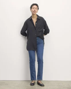 Everlane Tops*The Boyfriend Shirt in Washable Silk