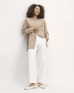 Everlane Tops*The Boyfriend Shirt in Washable Silk