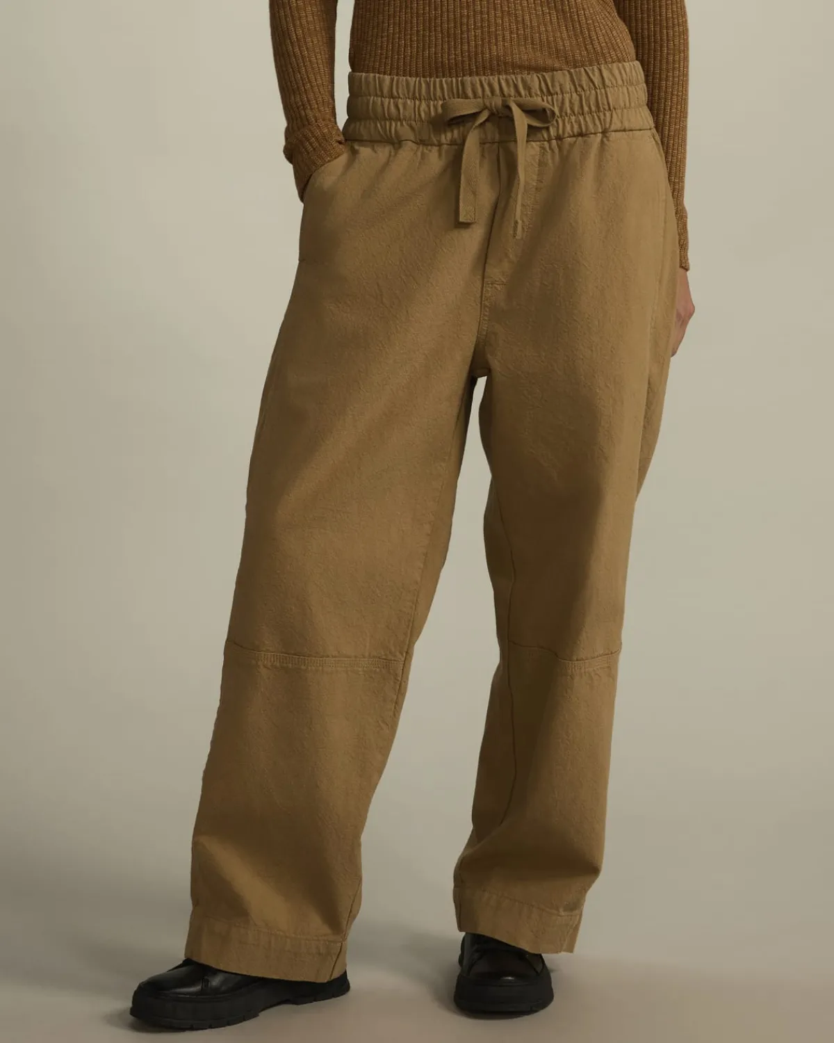 Everlane Pants|Pull-On Pants*The Canvas Organic Cotton Pull-On Pant Cappuccino
