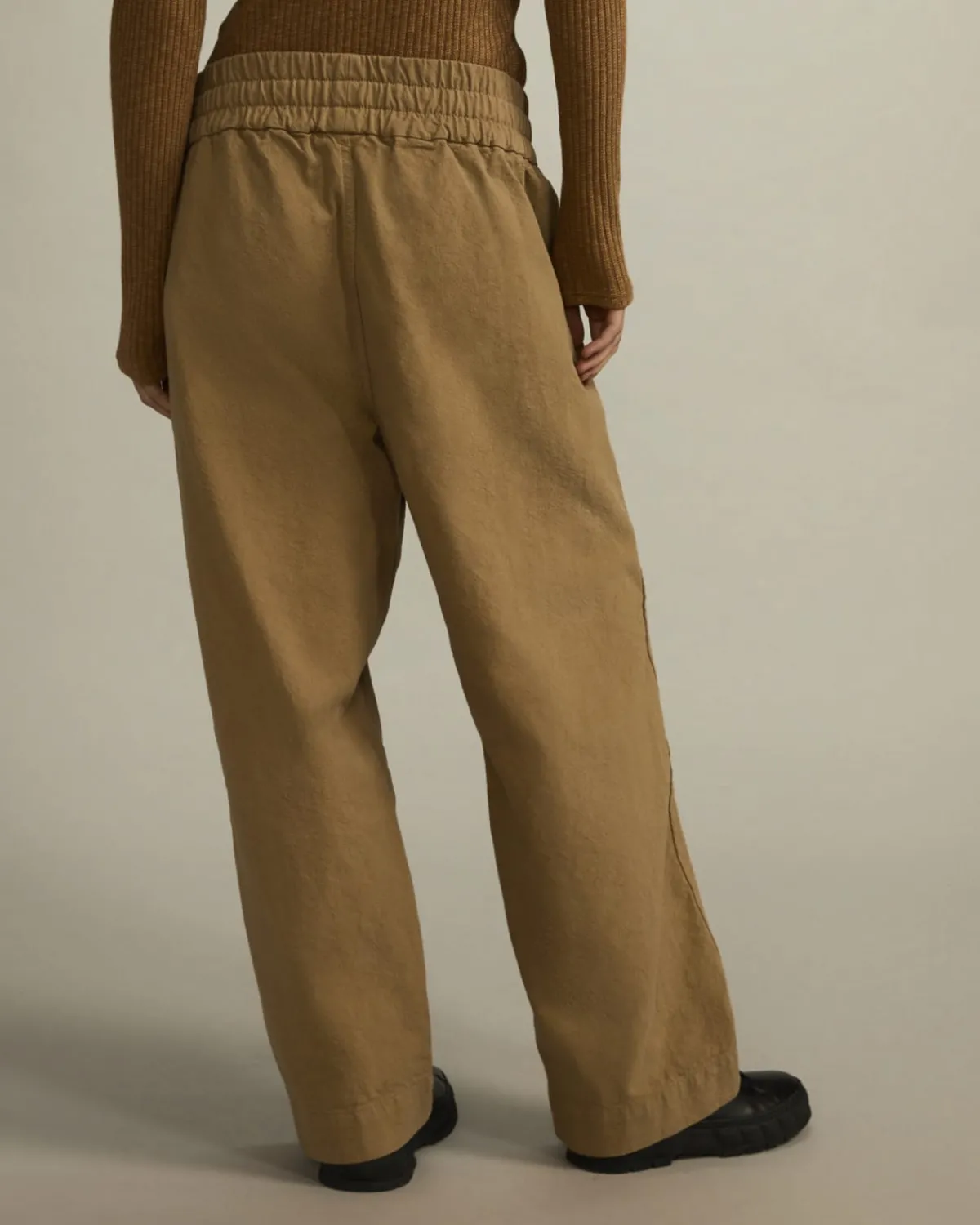 Everlane Pants|Pull-On Pants*The Canvas Organic Cotton Pull-On Pant Cappuccino