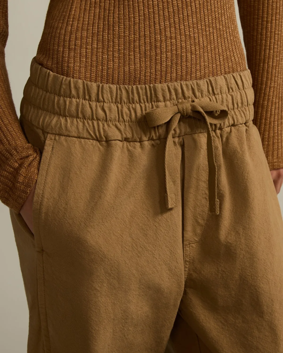 Everlane Pants|Pull-On Pants*The Canvas Organic Cotton Pull-On Pant Cappuccino