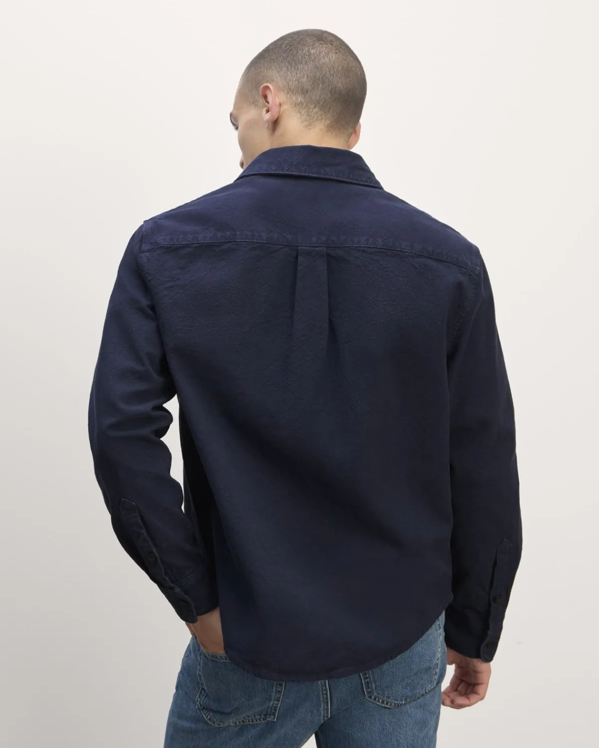Everlane Jackets & Coats|Shirts*The Canvas Organic Cotton Overshirt Bone