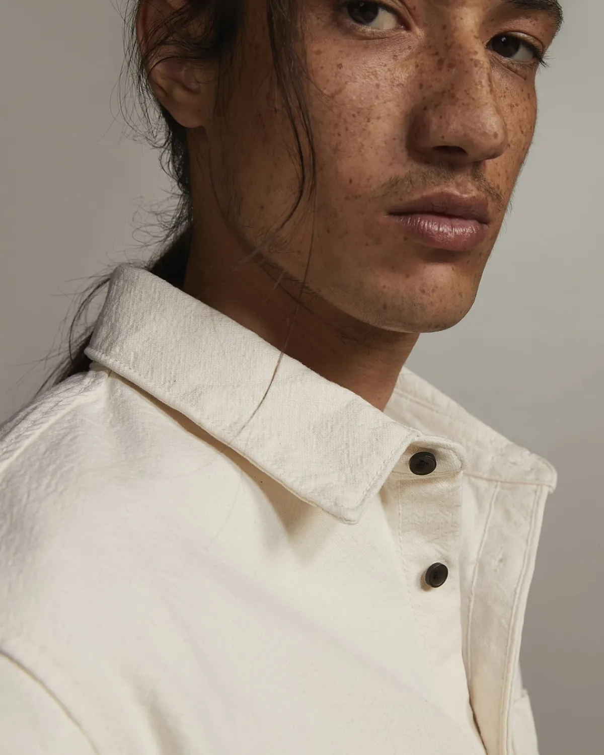 Everlane Jackets & Coats|Shirts*The Canvas Organic Cotton Overshirt Bone