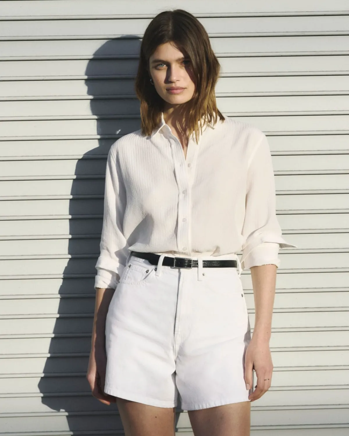 Everlane Tops*The City Stripe Relaxed Shirt
