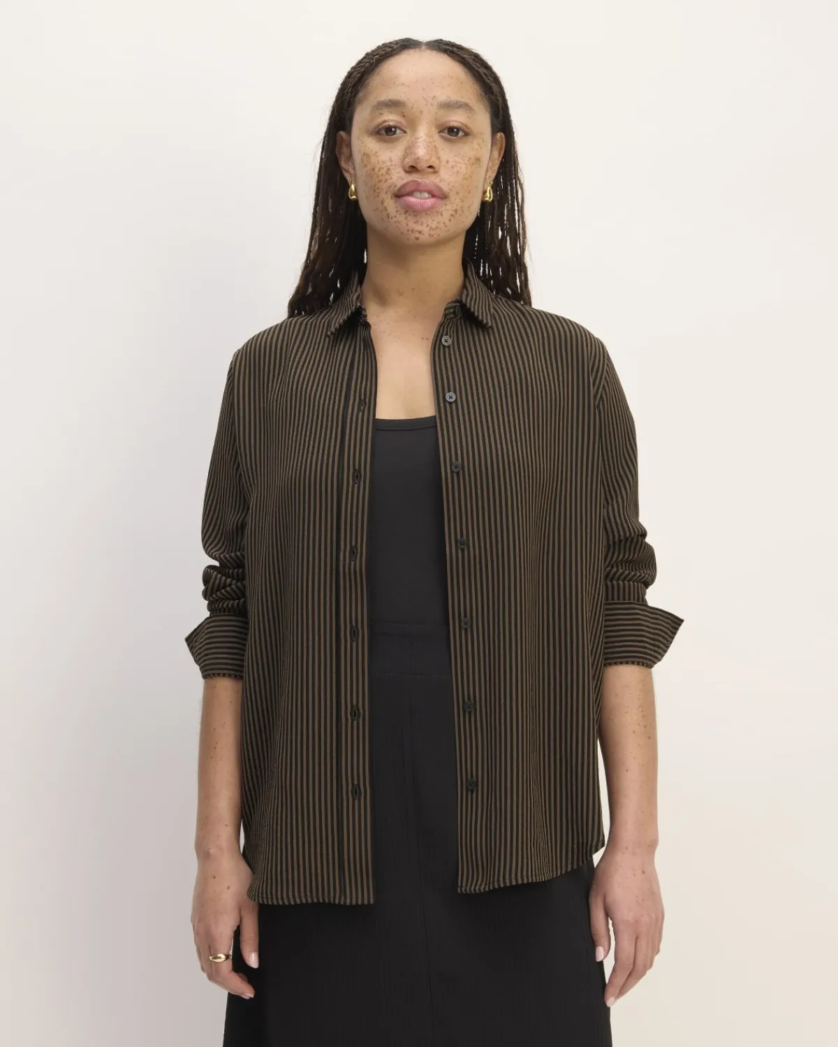 Everlane Tops*The City Stripe Relaxed Shirt