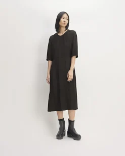 Everlane Dresses*The City Stripe Ruched Dress