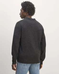 Everlane Sweaters|Turtleneck Sweaters*The Classic Polo in Luxe Merino Charcoal