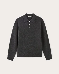 Everlane Sweaters|Turtleneck Sweaters*The Classic Polo in Luxe Merino Charcoal