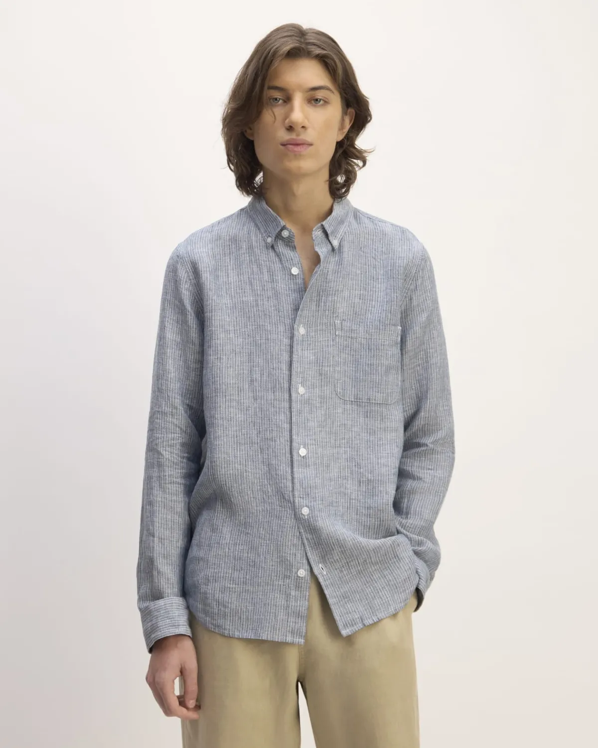 Everlane Shirts|Long Sleeve Shirts*The Classic Shirt in Linen