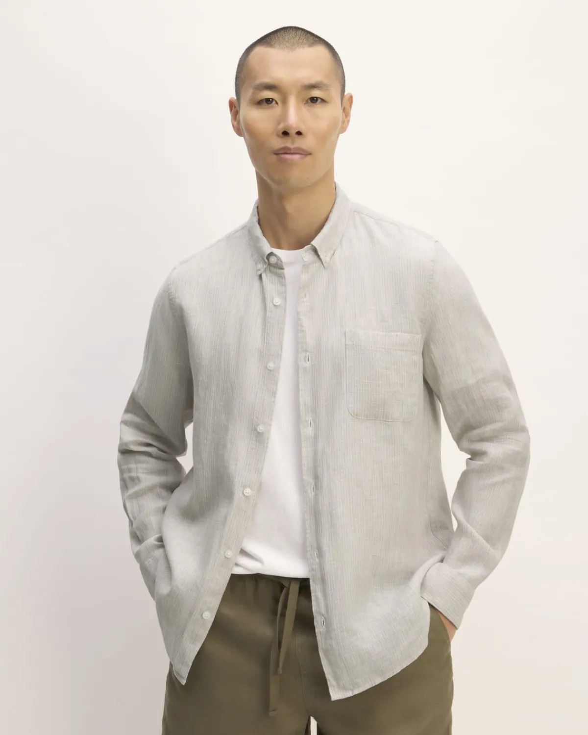 Everlane Shirts|Long Sleeve Shirts*The Classic Shirt in Linen