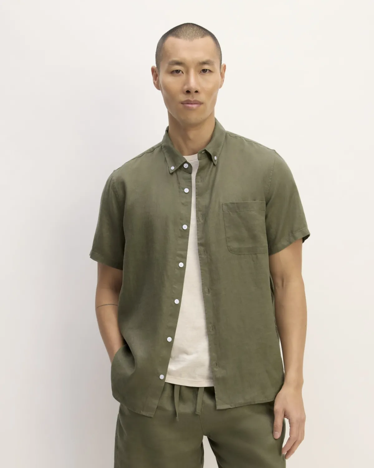 Everlane Shirts|Short Sleeve Shirts*The Classic Short-Sleeve Shirt in Linen