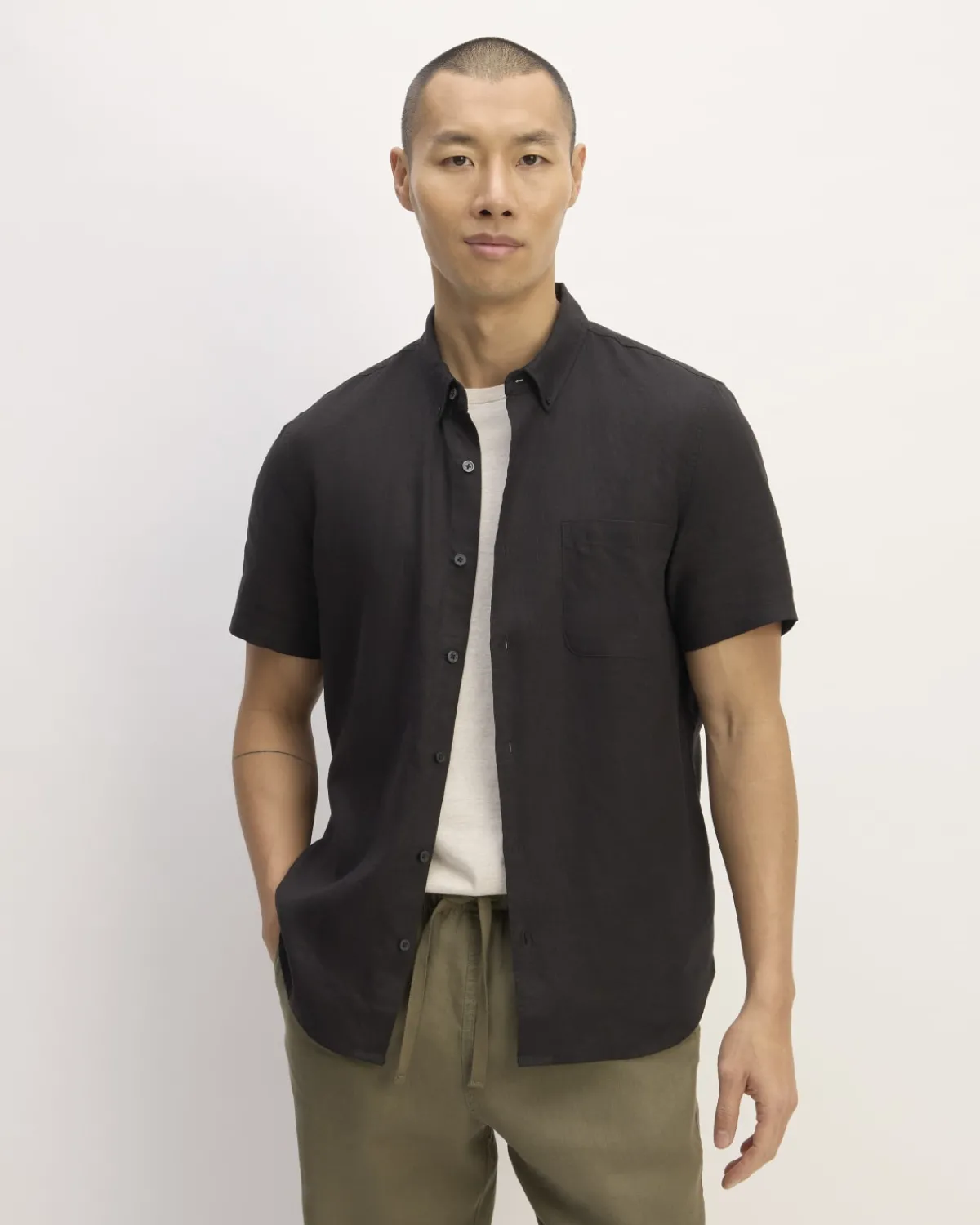 Everlane Shirts|Short Sleeve Shirts*The Classic Short-Sleeve Shirt in Linen