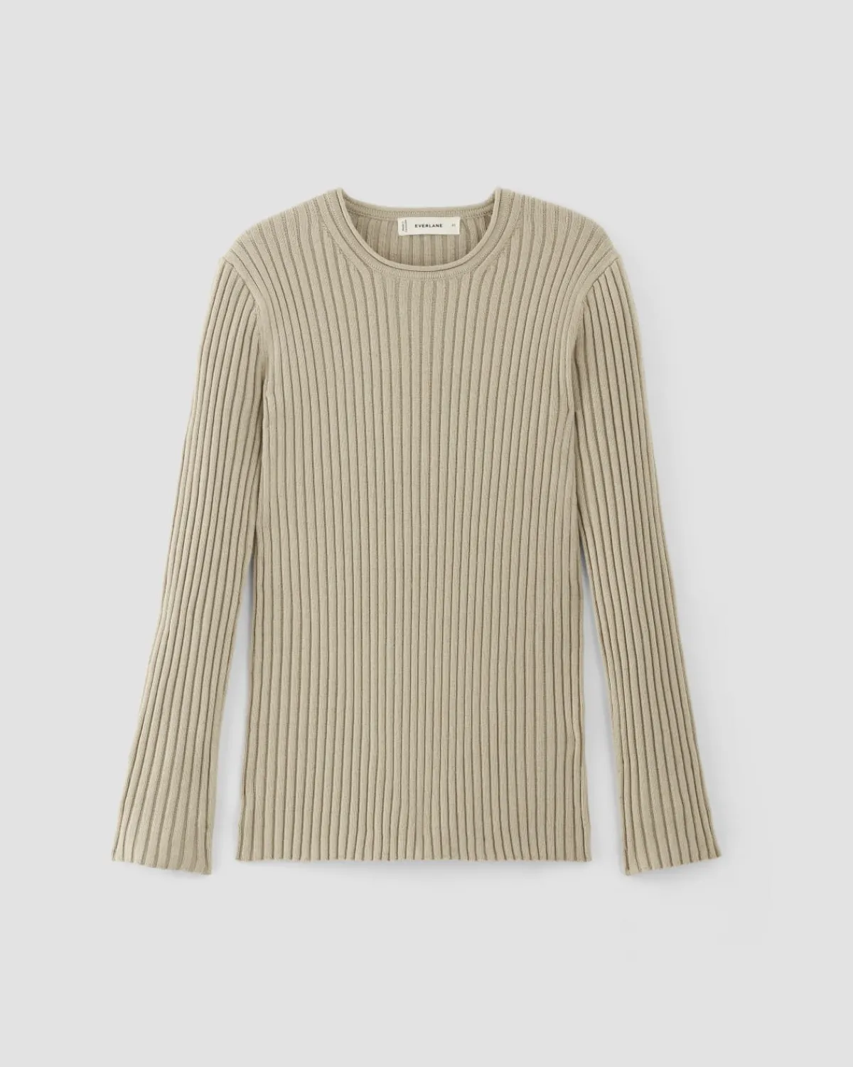 Everlane Sweaters|Crew Sweaters*The Cotton Rib Crew Trench Coat Khaki