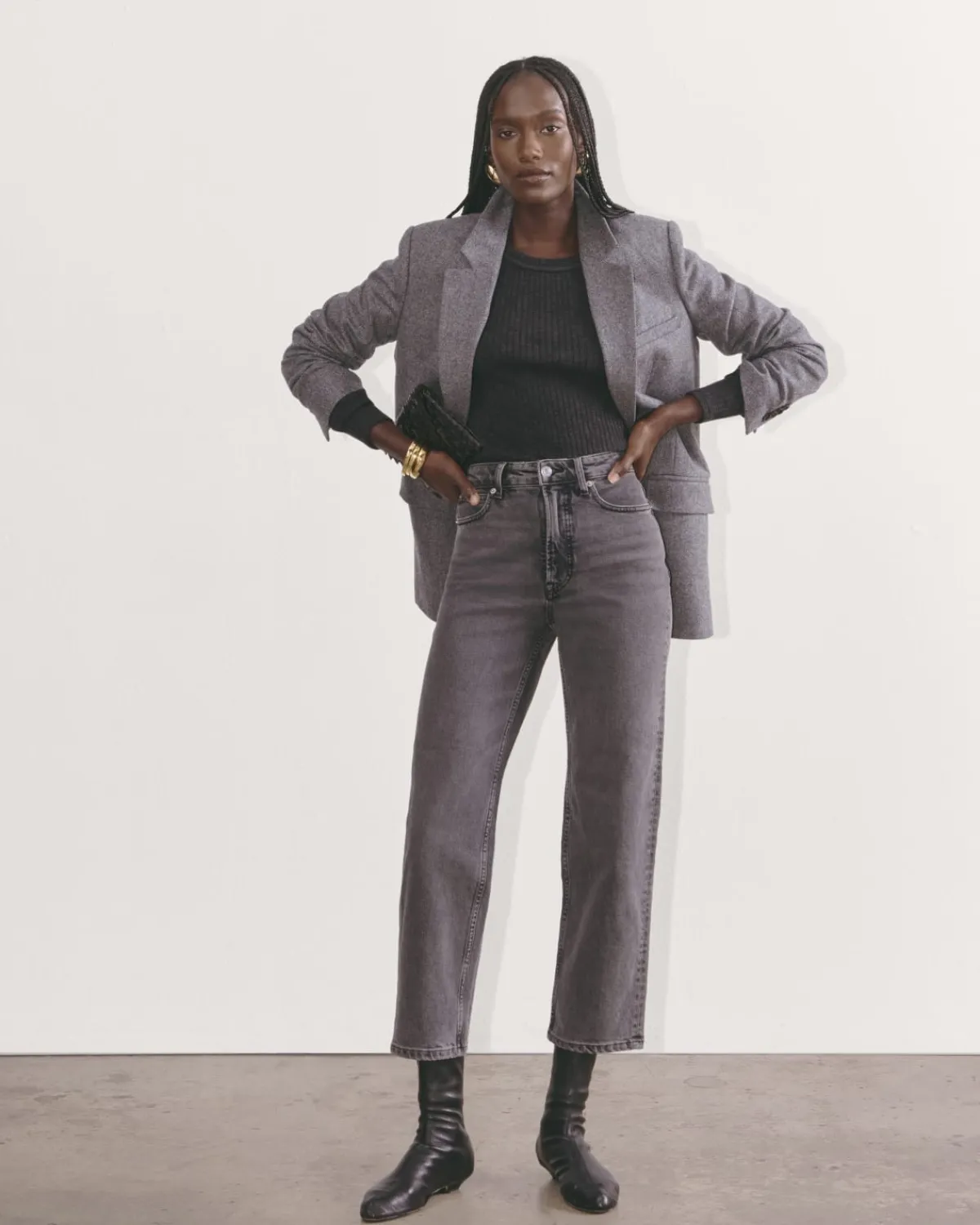Everlane Tops*The Cozy Rib Long-Sleeve Tee