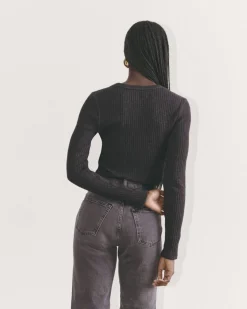 Everlane Tops*The Cozy Rib Long-Sleeve Tee