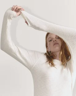 Everlane Tops*The Cozy Rib Long-Sleeve Tee